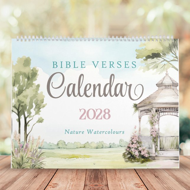 Biblia versus bella naturaleza acuarela Calendario (Subido por el creador)