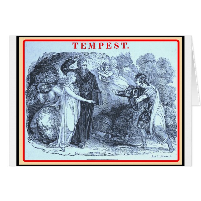 Bibliomania: Shakespeare la tempestad (Anverso (Horizontal))
