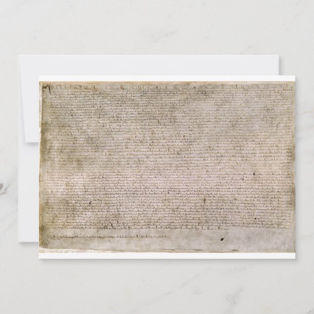 Biblioteca Británica de la Carta Magna 1215 ORIGIN (Anverso)