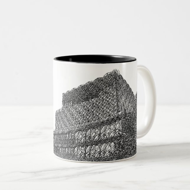 Biblioteca de Birmingham en las tazas (Anverso derecho)