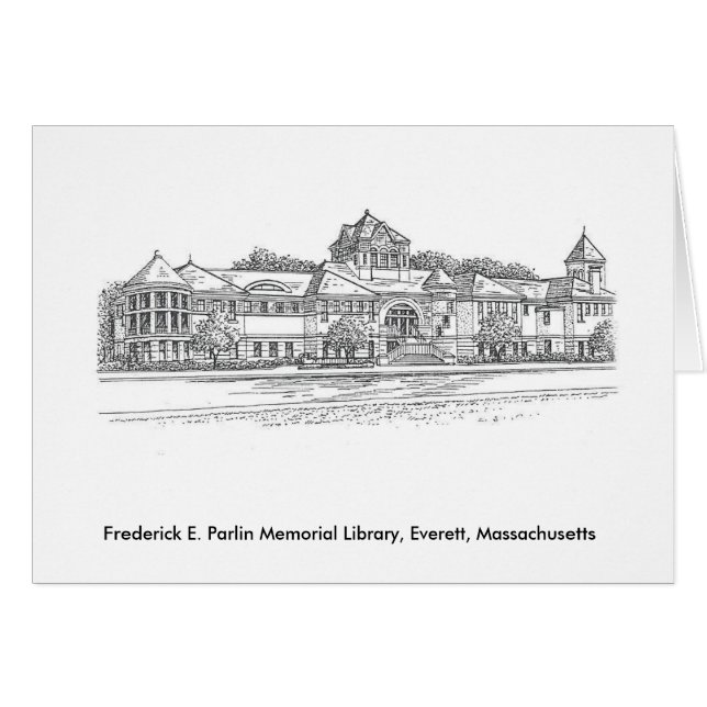 Biblioteca de Frederick E. Parlin Memorial (Anverso (Horizontal))