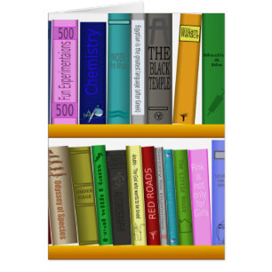 biblioteca de libros estantes leyendo