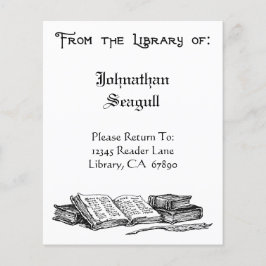 Biblioteca de Volantes de Ex Libris Personalizados