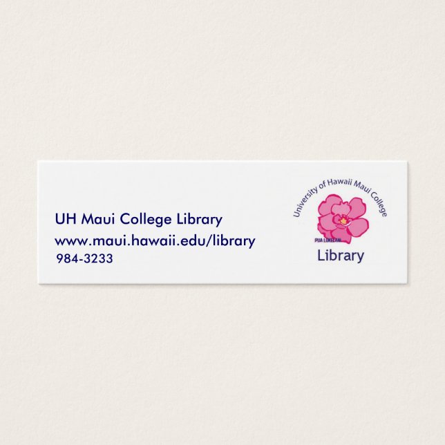 Biblioteca del Colegio Maui (Frente)