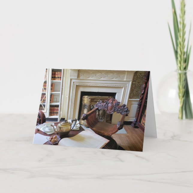 Biblioteca del siglo XIX en la Mansión del Salón B (Anverso)