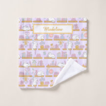 Biblioteca personalizada de gatos, lila pastel lib