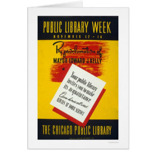 Biblioteca pública Chicago WPA 1940