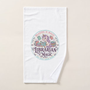Bibliotecario Unicornio de Magia Gráfico de Produc