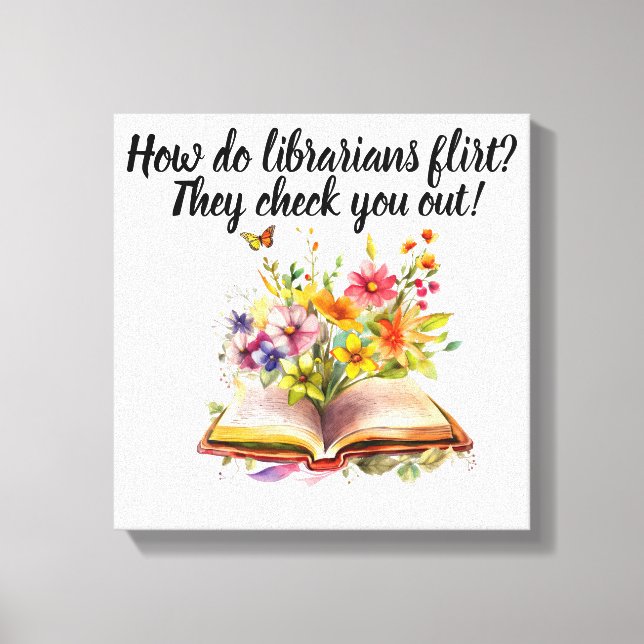 Bibliotecario y lienzo de libros (Anverso)