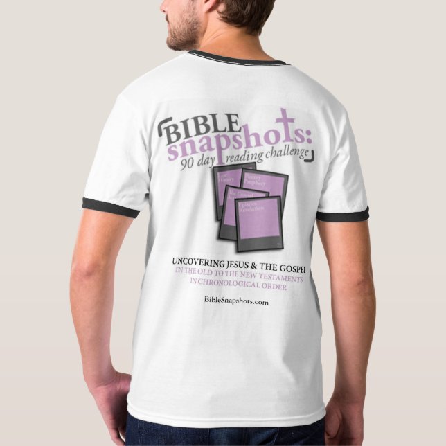 BIBLIOTECAS: Camiseta Desafío de 90 días de lectur (Reverso completo)