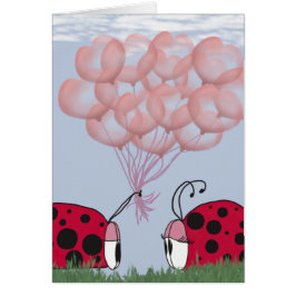 Bicho De Ladybug Adorable Con Bouquet De Globo Ros