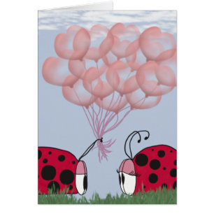Bicho De Ladybug Adorable Con Bouquet De Globo Ros