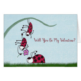 Bicho De Ladybug Que Profesa Su Pintado De Amor