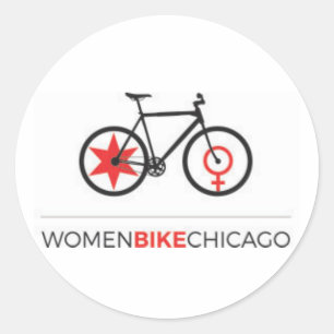 Bici Chicago - pegatinas verticales urbanos de las