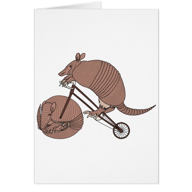 Bici del montar a caballo del armadillo con la (Frente)
