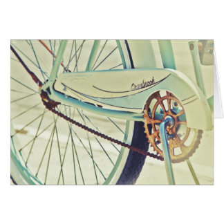 Bici vieja en la acera