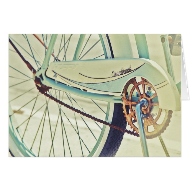 Bici vieja en la acera (Anverso (Horizontal))