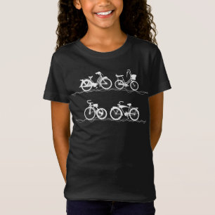 Bicicleta Bicicleta Camiseta Blanca