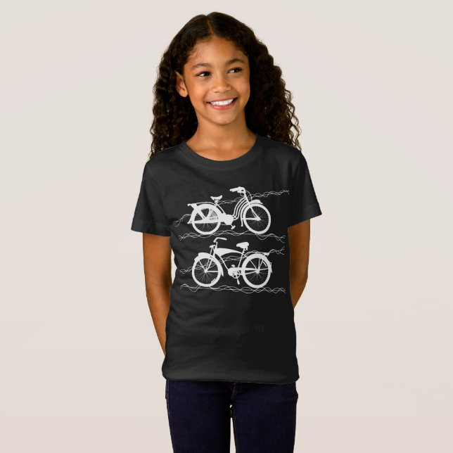 Bicicleta Bicicleta Camiseta Blanca (Anverso completo)