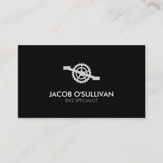 Bicicleta Bicicleta Reparación Bicicleta Tarjeta d (Anverso)