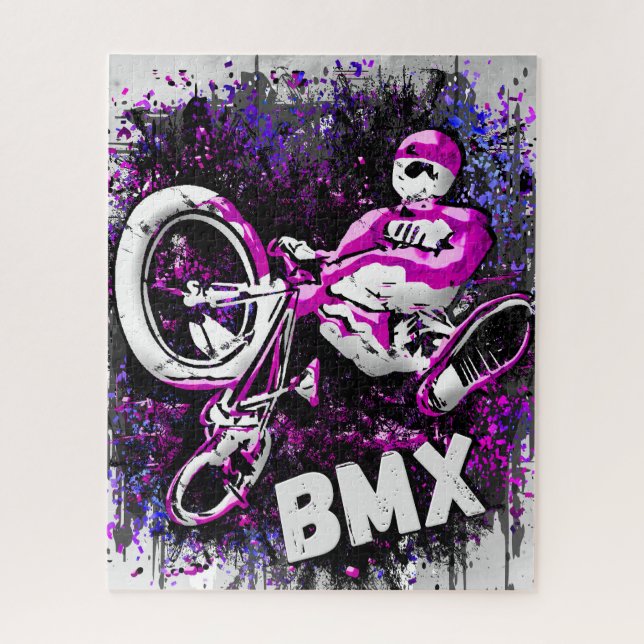 Bicicleta Bmx Clásica - Bmx Freestyle Bmx Puzzle (Vertical)