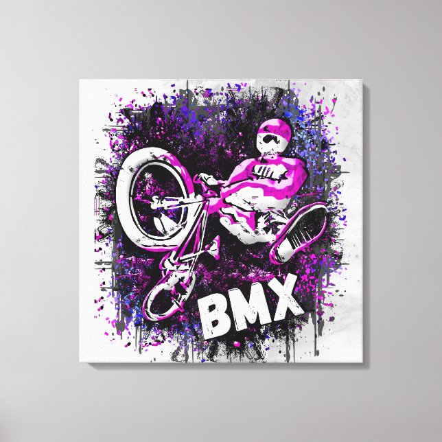 Bicicleta Bmx Clásica - Bmx Lienzo Bmx (Anverso)