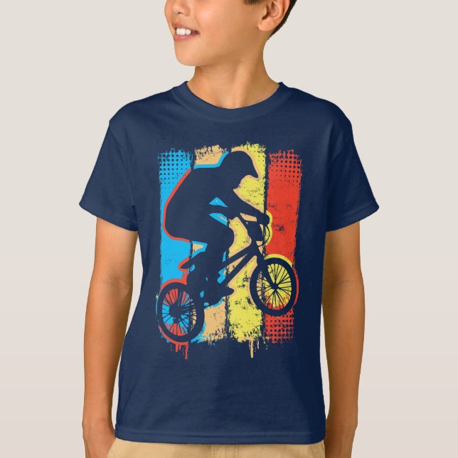 Bicicleta Bmx Vintage - Camiseta Bmx - Ropa Bmx (Anverso)