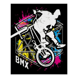 Bicicleta Bmx Vintage - Poster Bmx - Aparato Bmx