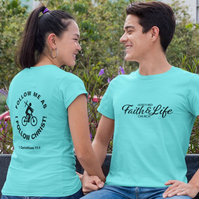 Bicicleta con camiseta del grupo de la Iglesia de  (Subido por el creador)