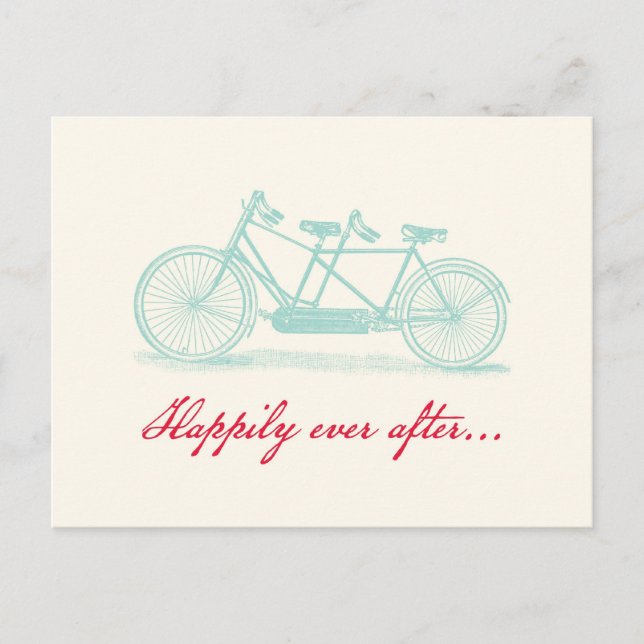 Bicicleta construida para dos guardar la postal de (Anverso)