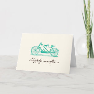 Bicicleta construida para la invitación de boda