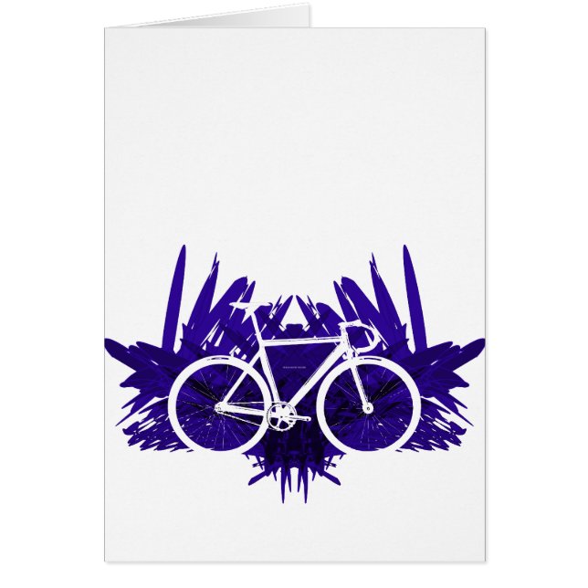 Bicicleta de la pista en violeta (Frente)