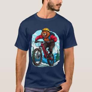 Bicicleta de montaña Beaver / Camiseta de Biker Be
