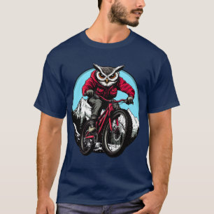 Bicicleta de montaña Owls - Camiseta en bicicleta
