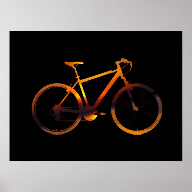 bicicleta deportiva de decoración para paredes (Frente)