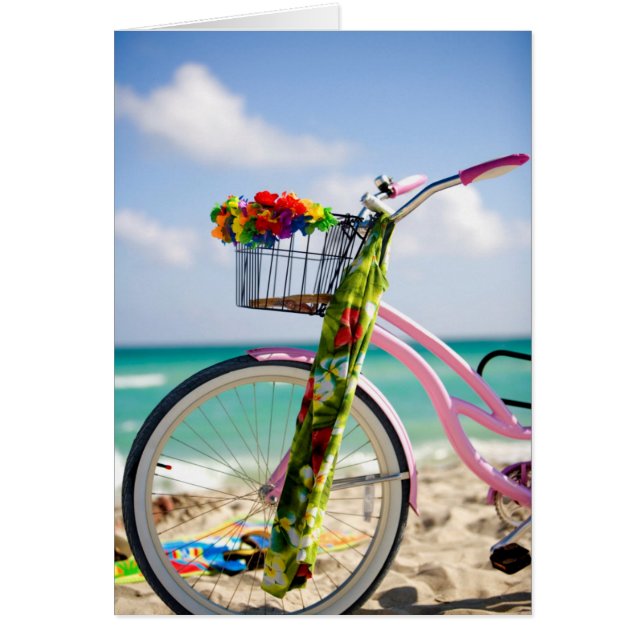 Bicicleta En La Playa | Miami, Florida (Frente)