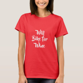 BICICLETA PARA CAMISETA DE VINO