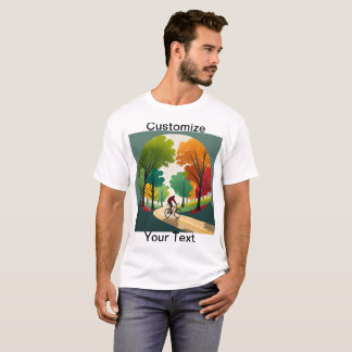 Bicicleta para camisetas de senderos panorámicos p
