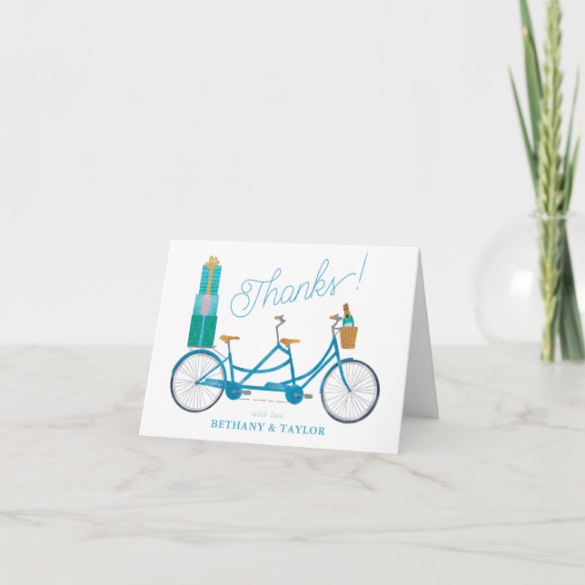 Bicicleta para dos Bicicleta tándem acuarela Graci (Anverso)