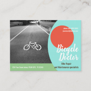 BICICLETA REPARACIÓN FÁCIL, tarjeta de visita de