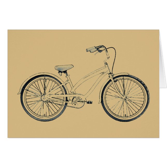 bicicleta retro (Anverso (Horizontal))