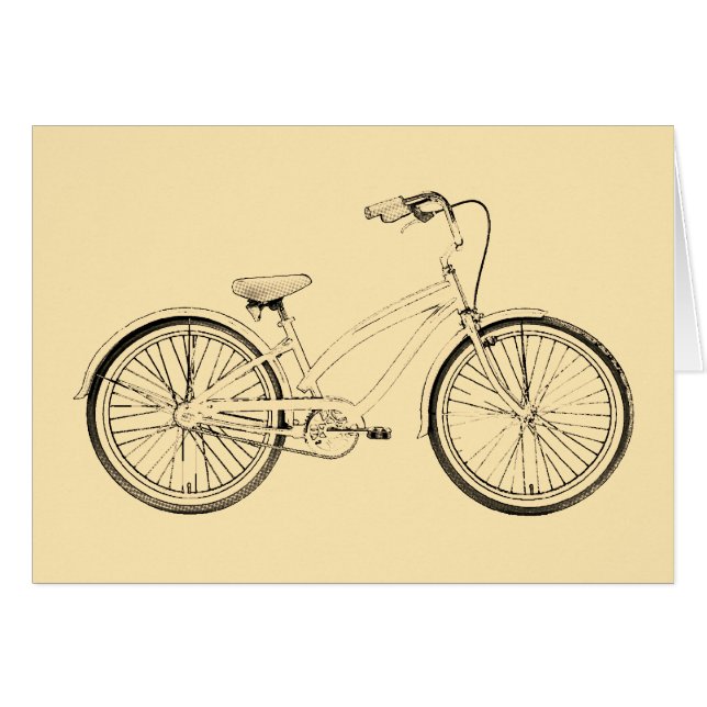 bicicleta retro (Anverso (Horizontal))