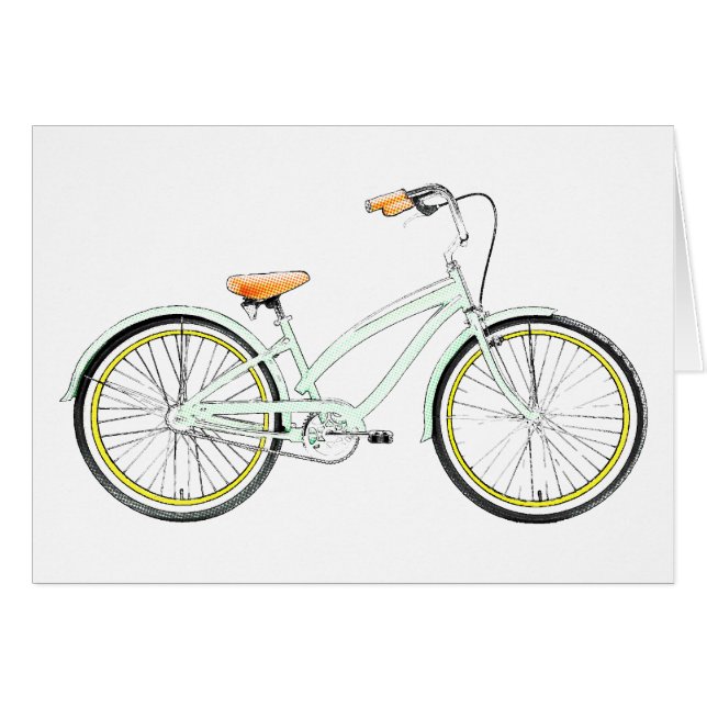 bicicleta retro (Anverso (Horizontal))