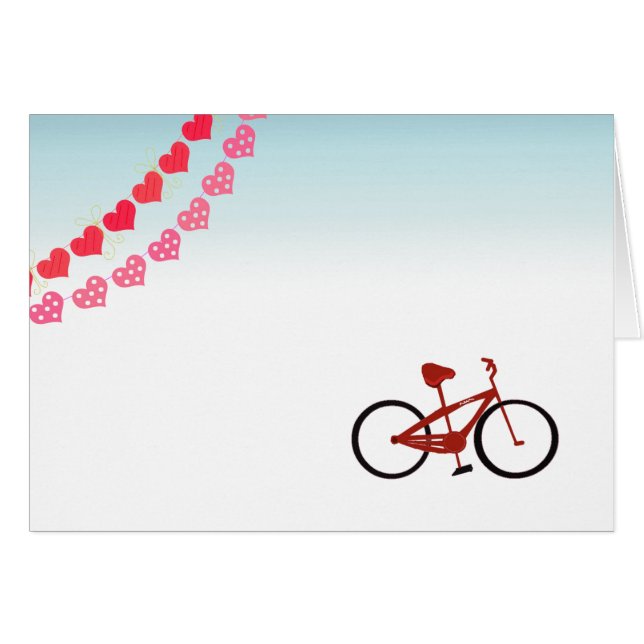 Bicicleta Roja (Anverso (Horizontal))