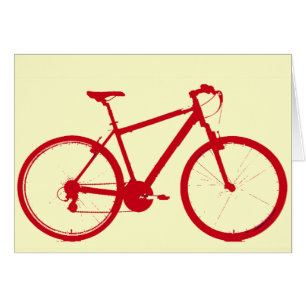 bicicleta roja, ciclismo