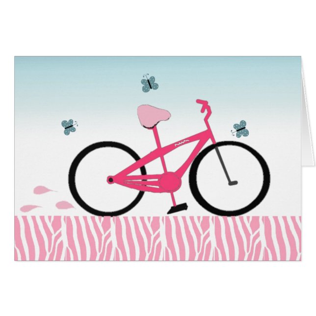 Bicicleta rosa (Anverso (Horizontal))