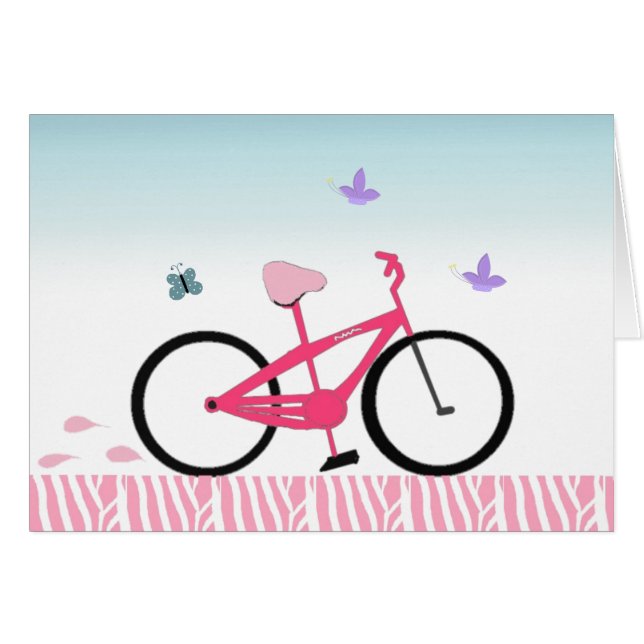 Bicicleta rosa (Anverso (Horizontal))