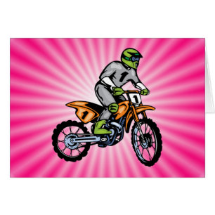 Bicicleta sucia rosada.