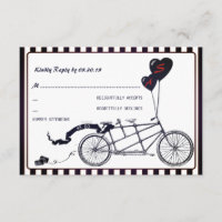 Bicicleta tándem Boda Casual romántica RSVP