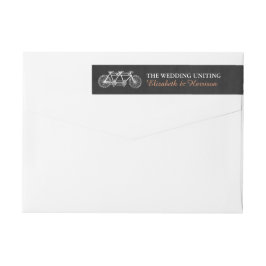 Bicicleta Tandem En El Boda Chalkboard